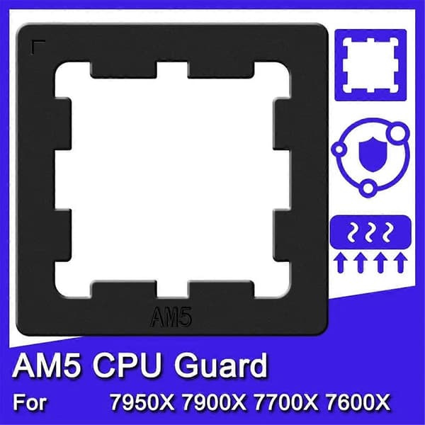 AM5 Armor Kølepasta Beskyttelse Chips Varmeafledning Armor Beskyttelse CPU Plade Armor AM5 Plade til 7950X