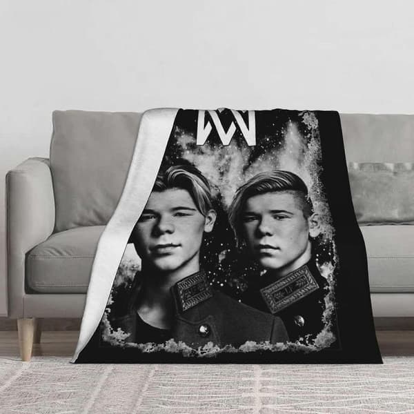Marcus og Martinus Tæppe Blødt og Let Tæppe til Sofa og Seng (TE430) (D) 125X100CM