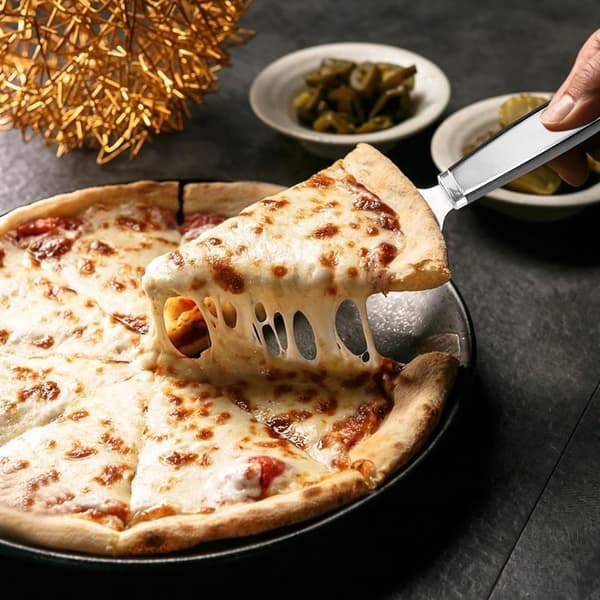 Pizzacutter - Dough Wheel - Stainless Steel - Pizza Knife - Pizza Roller - Ravioli Cutter - Robust & Sharp Wheel - Edging Wheel - Pasta Wheel