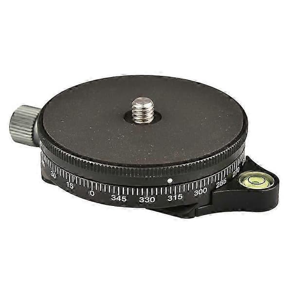 Camera Panoramic Panning Base with Arca-swiss Type Plate Panorama Ball Head Tripod with Bubble Level for Monopod DSLR