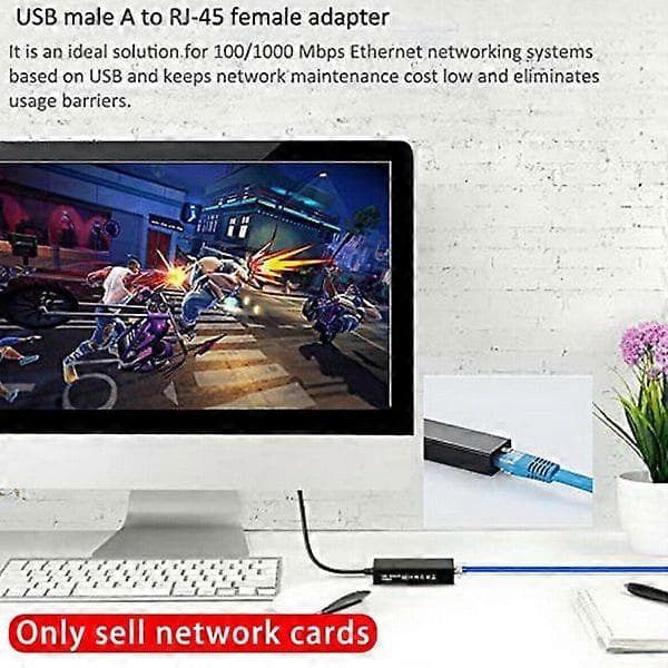 Nintendo Switch Wii/PC USB 3.0 1000Mbps LAN-sovitin Verkkoon