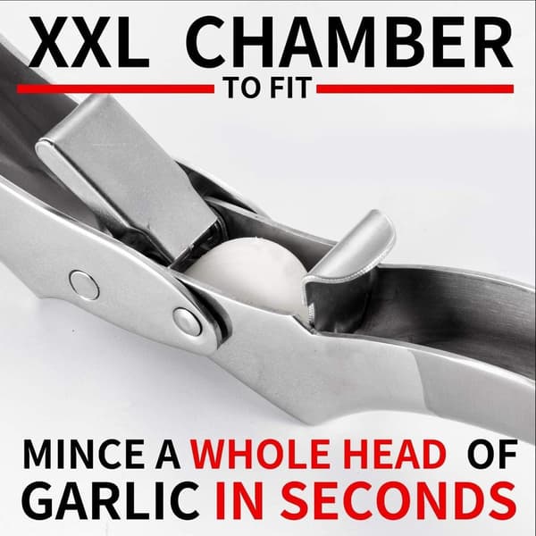 Manual Stainless Steel Garlic Press