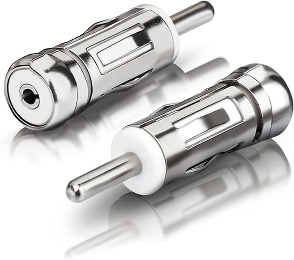 5 DIN til ISO bilantenneadapter kompatibel bilantennestik