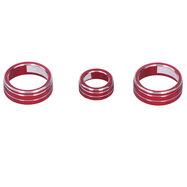 3st Car Air Conditioning Sound Switch Knob Decorative Protective Ring Modification Fits for Forester XV 2019-2021