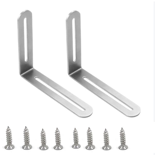 120x165x3,2mm Stainless Steel Angle Bracket, L-Shape