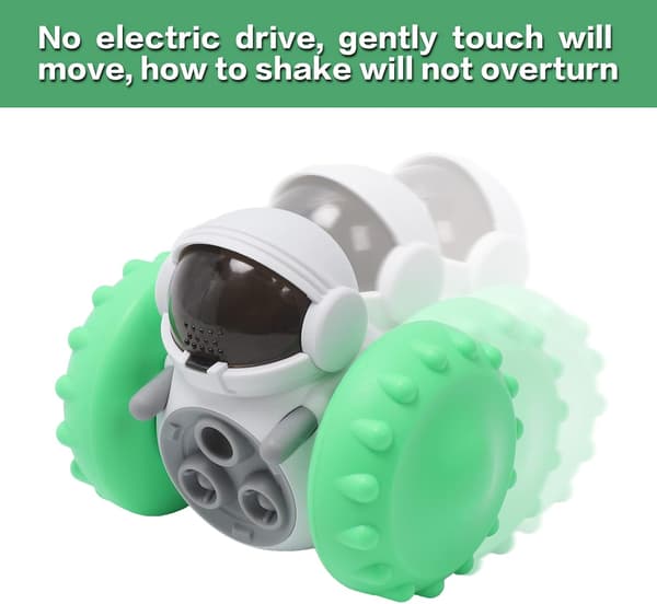 Automatic Slow Feeder Ball for Pets, Interactive Treat Ball for Dogs and Cats