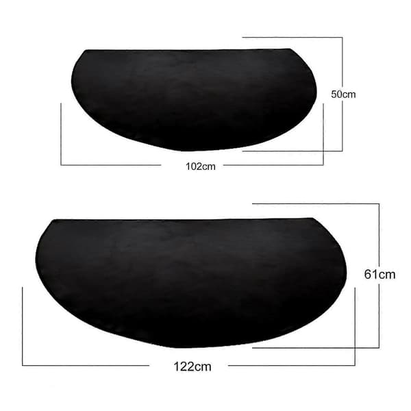Fireplace Mat High Temperature Resistant Non-Slip Design Multifunctional Flame Retardant Fireproof F