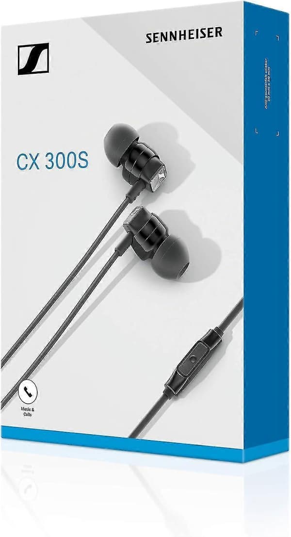 Sennheiser CX 300S In-Ear Headphones with Smart One-Button Remote