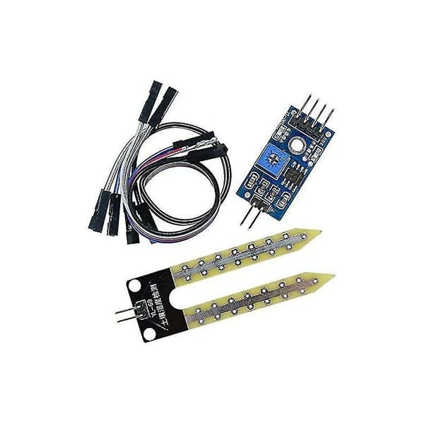5 st jordfuktighetssensor fuktighetsdetektering vatten sensor modul Yl-69 sensor och Hc-38 modul för Arduino