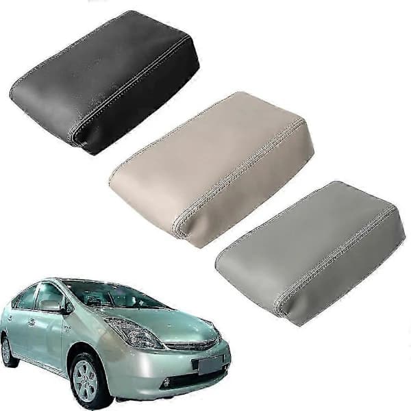 For Prius 2004-2009 PU-skinn Bil Midtkonsoll Armlene Deksel Auto Armleneboks Pad Lock Pro[co]