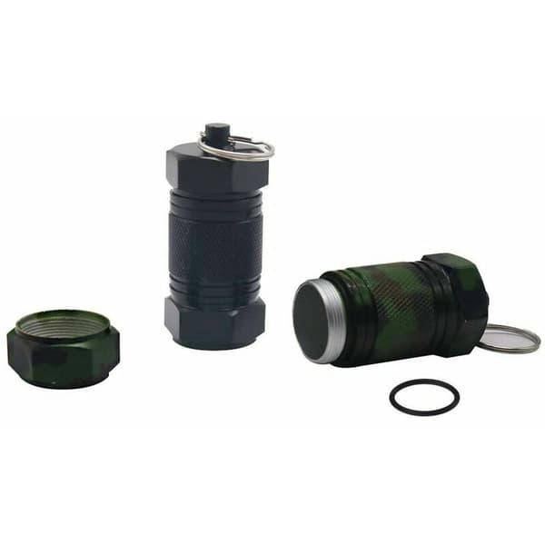 Aluminum Keychain with Large Capacity, Waterproof Pill Holder