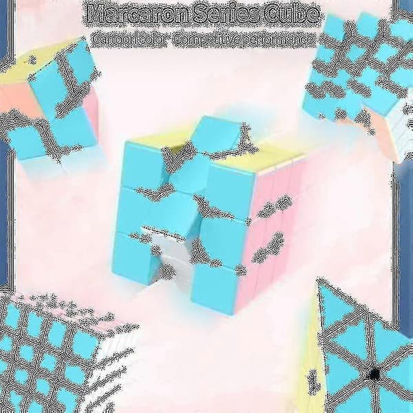 Professionel Magisk Speed Cube 2x2 3x3 4x4 5x5 Pyramide Magisk Cube Tegneserie_Specialtilbud A01