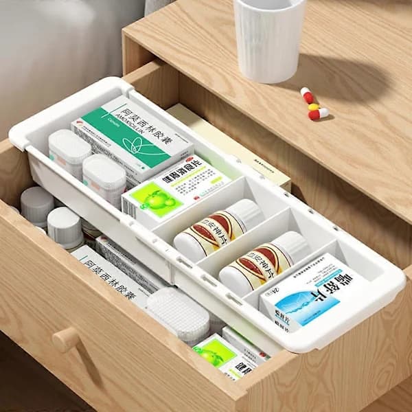 Space-saving Drawer Organizer with Reciprocating Motion Accessories_tfrf