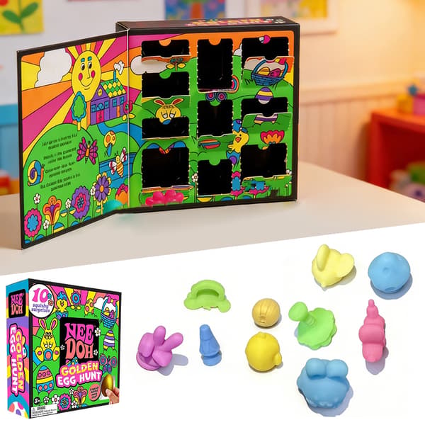 Golden Egg Hunt - Sensory Squeeze Toy Squishy Toy Set Easter Toy Gift Set B Set B