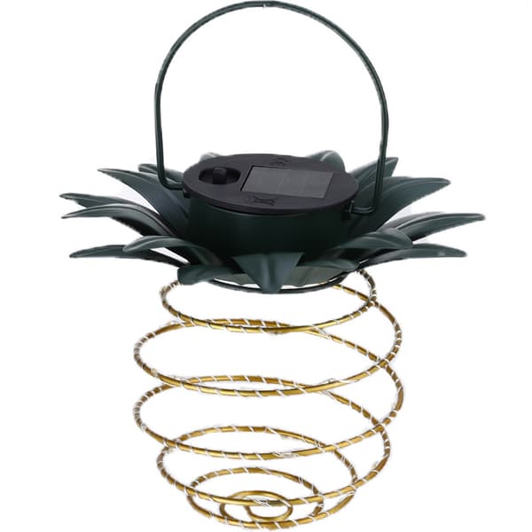 Solcellelampe Smedejern Ananaslampe Led Have Kobber Wi