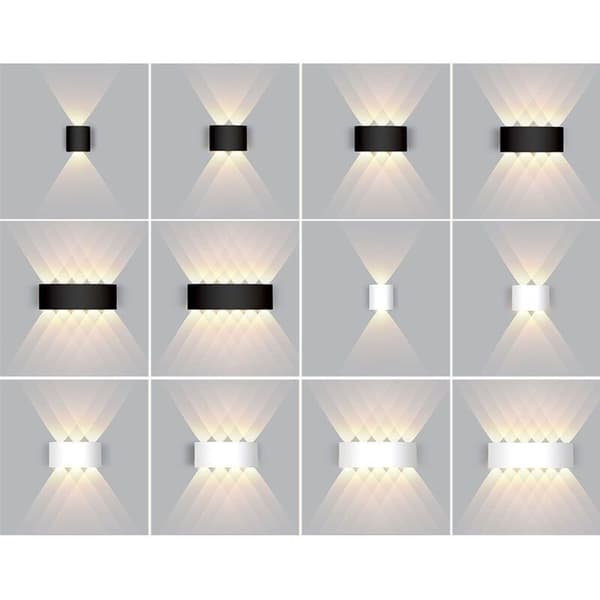 8W Wall Lamp with Motion Sensor, Automatic On and Off Wall Light, Warm White 3000K, Wall Lamp