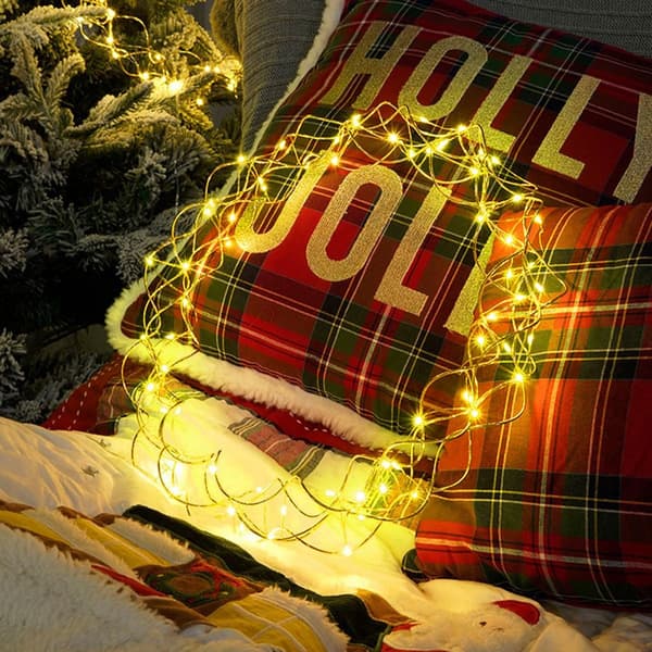 LED String Lights, Round Battery Operated String Lights for Home KLB