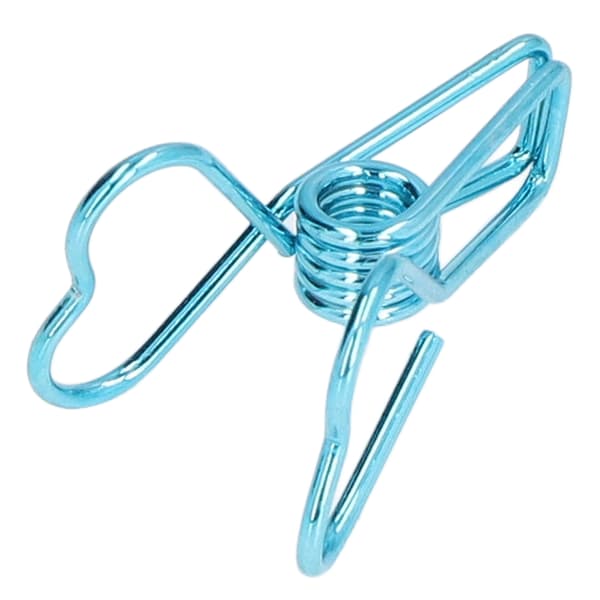 20 paperclip Elegant style Durable wear-resistant stable reliable small compact storage tools for office Blue
