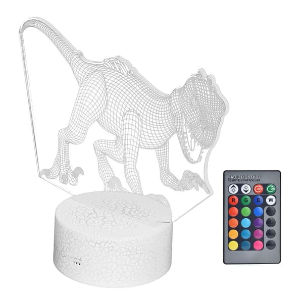 RGB Dimmable Night Light with 16 Colors, 4 Modes, Touch Table Lamp KLB