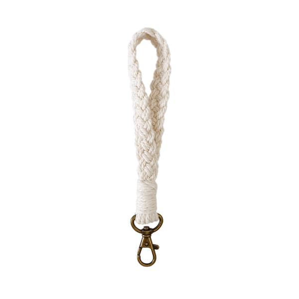 Makrame Nøglering Håndledsrem Nøglering Boho Armbånd Snor til Kvinder Nøglering Armbånd Kvinde Gaver