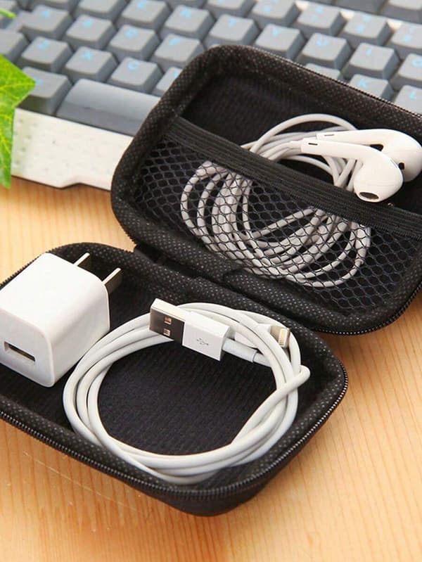 Portable Coin Purse, Headphone Case, Earphone Case, USB Data Cable Storage Box, Storage Bag, Key Bag, Data Cable Charger, Storage Bag