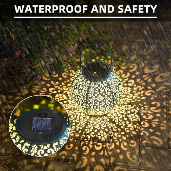 Sett med 2 reservedeler for solcellelamper – skjerm for solcellepanel, lykt, solcellereservedeler