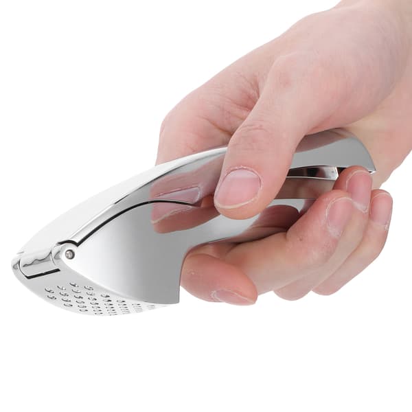 Garlic Press Zinc Alloy Metallic Ginger Crusher Squeezer Home Kitchen Chopping Tool Accessories