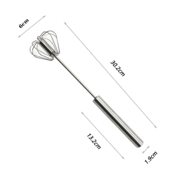 Halvautomatisk piskeris - Smart køkkentilbehør 192 192 2-Pack