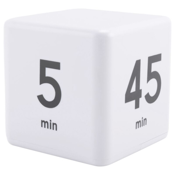 Firkantet timer Kjøkkentimer Tidsstyring Timer Gravity Sensor Flip for tidsstyring og nedtelling 25-5-45-15 minutter
