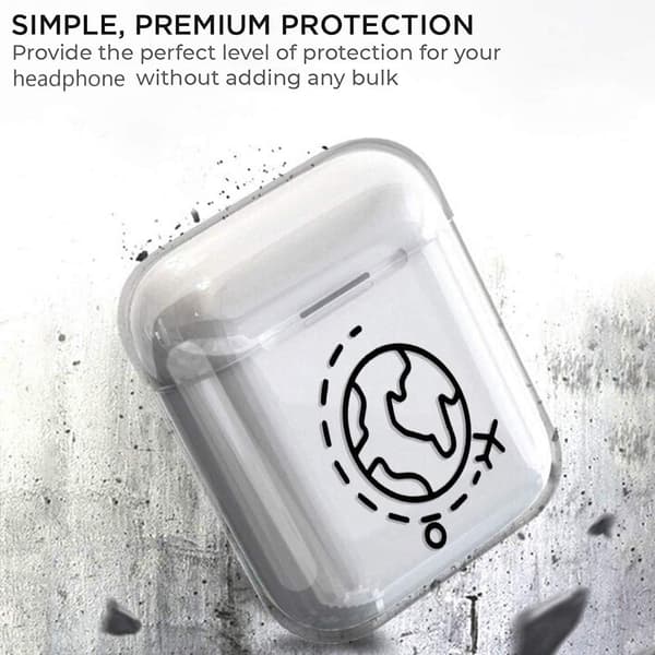 Earbud Case Transparent Hard PC Protective Shell Cute Pa