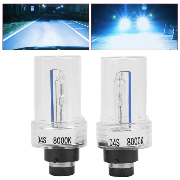 2 stk D4S 8000K 35W Xenon frontlys erstatning modifisert bil LED frontlys