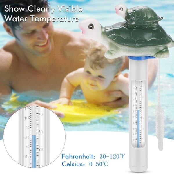 Flydende pooltermometer, flydende pooltermometer med