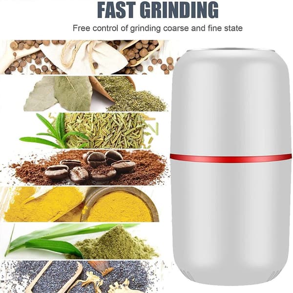 Herb Grinder [Large Capacity/Fast/Electric] - Spice Herb White KLB