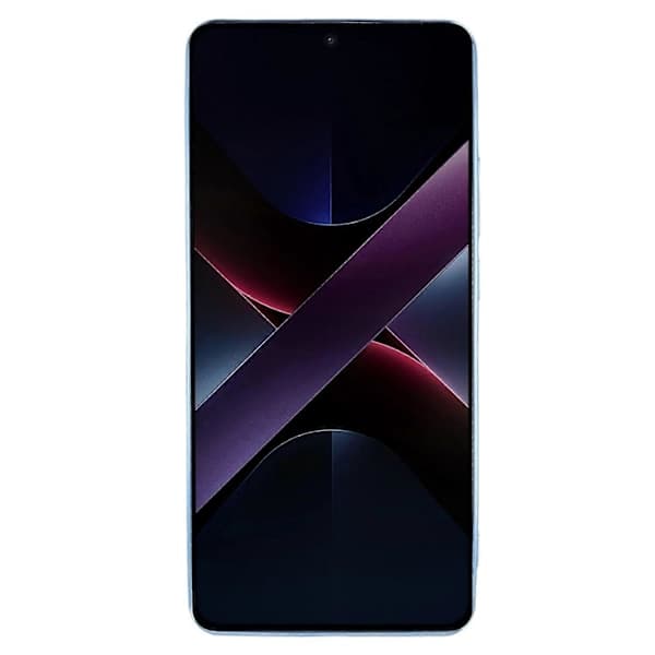 KADEM Deksel til Xiaomi Poco X7 Pro 5G Ringstativ TPU Blomster Mobildeksel Gradient Glitter - Blå_yux