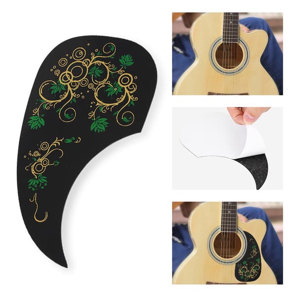 2pcs Durable Self-Adhesive Pickguards Replacement Parts for 40\" 41\" Folk Guitar