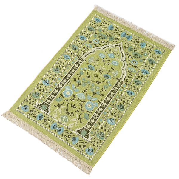 110x70cm Sovrum Klassisk Broderi Gaver Ramadan Muslimsk Bønnematte