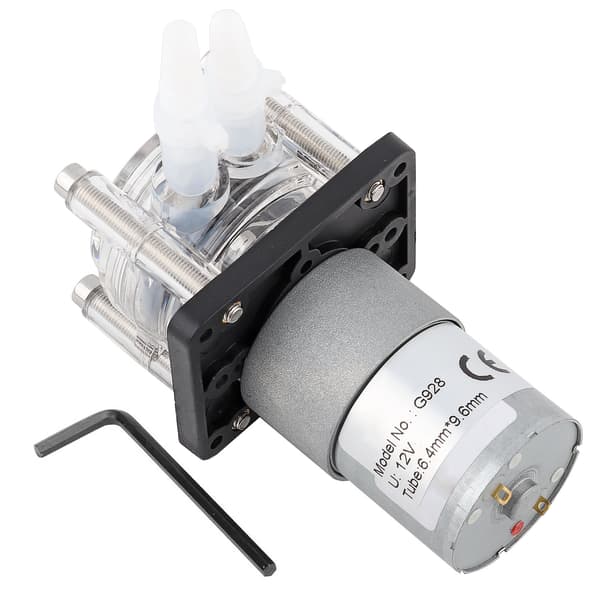 Peristaltisk pump med högt flöde och stark sug DC12V motor
