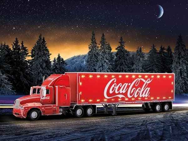 Puslespill 3D Coca-Cola Lastebil med LED