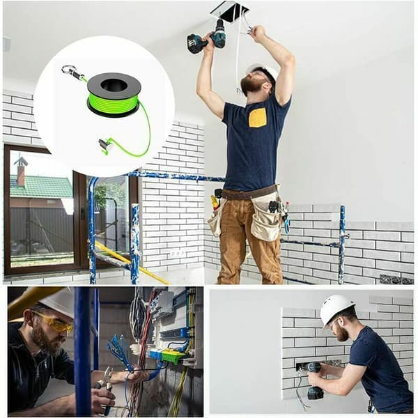 Magnetic Cable Puller, Magnetic Wire Puller, Flexible Magnetic Wire Puller, Easy to Use for Electrical Cables, Fiber Optic Puller, Electrician Wires