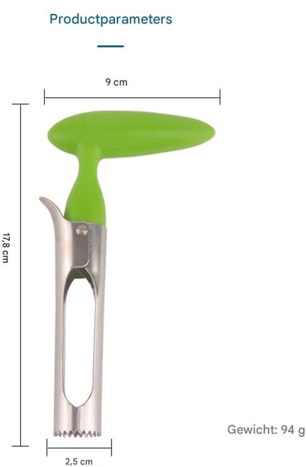 Omenapora - Hedelmäpora - Hedelmänsydämen erotin - Päärynäpora - 17.8*9CM