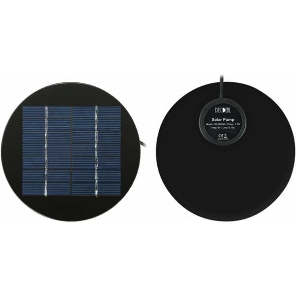 Solcellevandpumpe, solcellevandpumpe kraftpanel kit til dam, springvandspool havedam