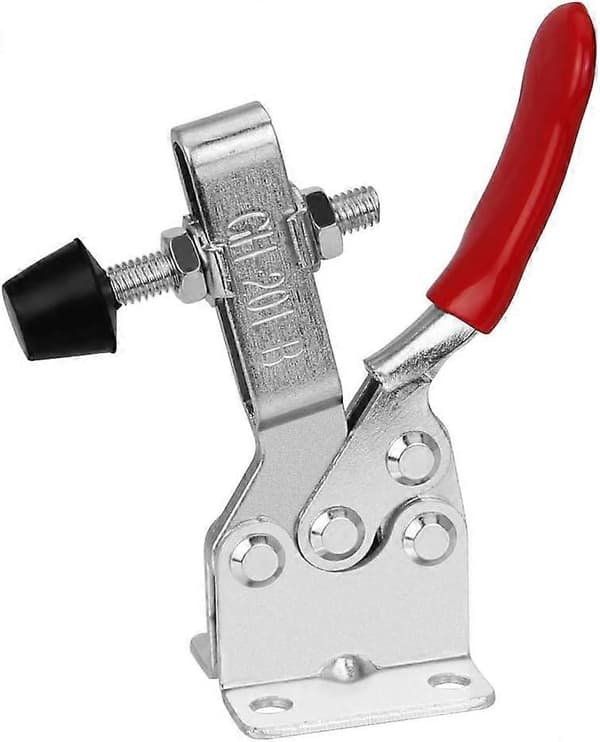 Saim Toggle Clamp Holding Capacity Vertical Quick Release Hand Tool Hold Down Clamp (2pcs 201B 90Kg 198 Lbs)