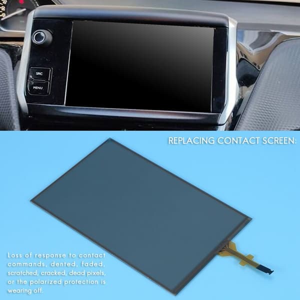 7 tommer bil touchscreen, navigation, til 208 2008 C5 C4L C3XR LAM070G004A GCX156AKM-E