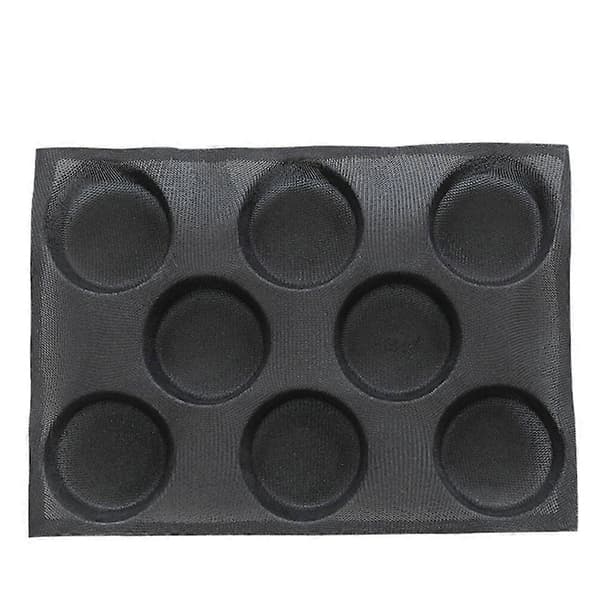 1 stk Silikone DIY Form Non-stick Sikker Bolleform Sund Brødform (Sort)