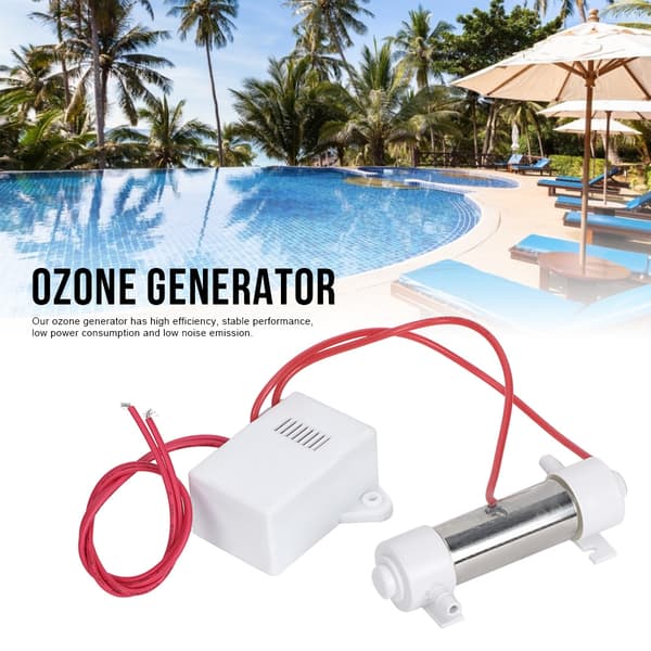 Pool Water Air Sterilizer Ozone Generator Tube Deodorant Cleaner Vegetable Fruit Sterilization