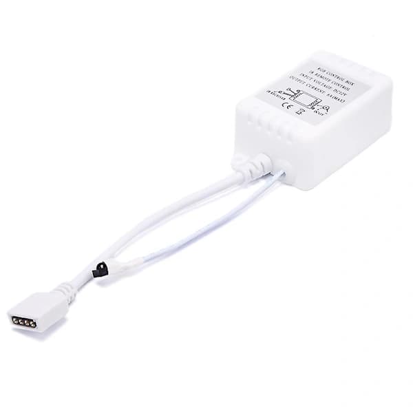 LED RGB-kontroller 24-knapps IR-fjernkontroll DC12V Dimmer Kontrollboks for LED-stripe Lys