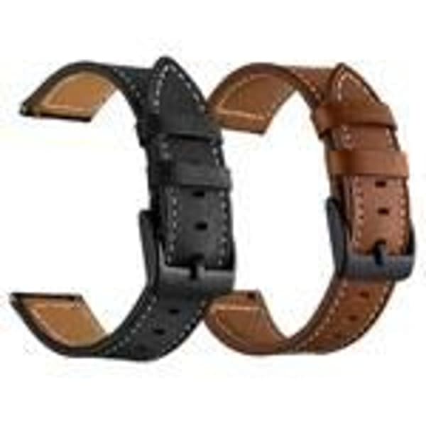 Læderrem kompatibel med Galaxy Watch 4 Classic