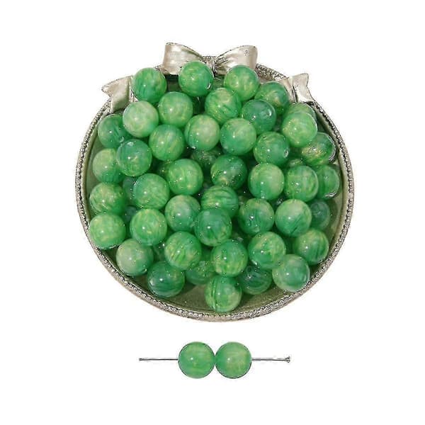 Round Resin Beads Bead Kit Necklace Accessories Bead Handmade Set DIY Material For Making Je