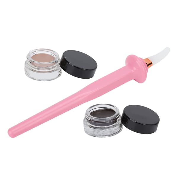 4 pcs Silicone Eyeliner Applicator Set Waterproof Eyeliner Professional Eyeliner Makeup Tool Pink
