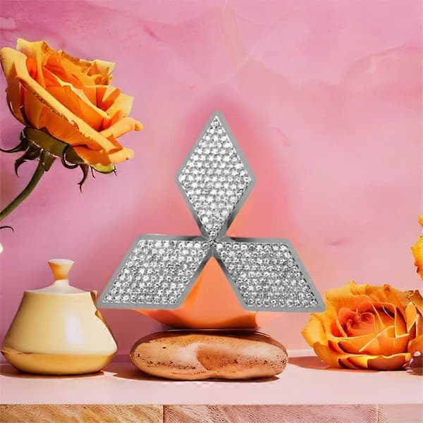 1 stk. til Mitsubishi ratlogo diamant ratlogo bildekorationsudstyr
